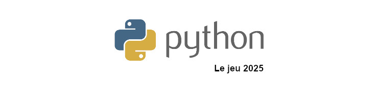 Le jeu du 2025 en Python